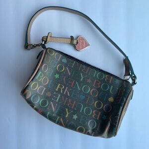 Dooney And Bourke IT Bag Black Rainbow Letter Mini Bag